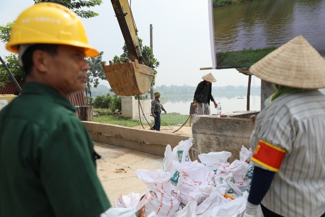 Chủ động phòng hộ đê mùa mưa lũ- Ảnh 2. Chủ động phòng hộ đê mùa mưa lũ- Ảnh 2.