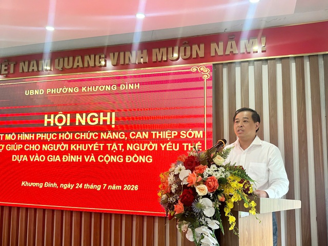 Thêm mô hình phục hồi chức năng, can thiệp sớm cho người khuyết tật- Ảnh 2.