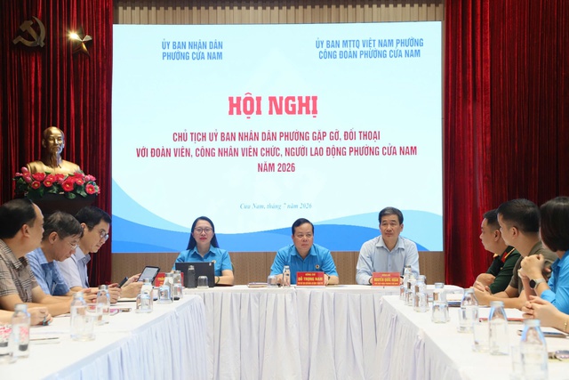 Gặp gỡ, đối thoại với đoàn viên, công nhân viên chức, người lao động- Ảnh 1.