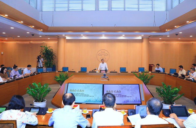 Hà Nội xây dựng mô hình tăng trưởng mới trên cơ sở khoa học, dữ liệu và dự báo- Ảnh 1. Hà Nội xây dựng mô hình tăng trưởng mới trên cơ sở khoa học, dữ liệu và dự báo- Ảnh 1.