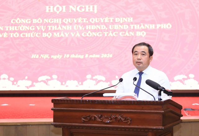 Hà Nội công bố Nghị quyết và các quyết định về tổ chức bộ máy, công tác cán bộ- Ảnh 4.