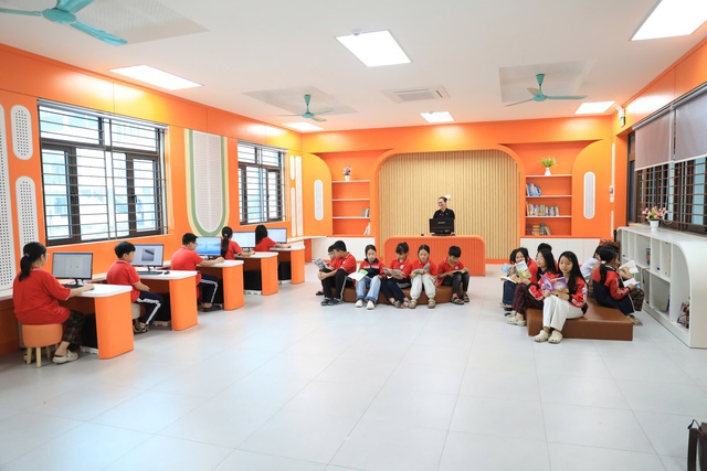 Nhiều xã, phường của Hà Nội tiếp tục hoàn thành việc sắp xếp mạng lưới trường học- Ảnh 3.