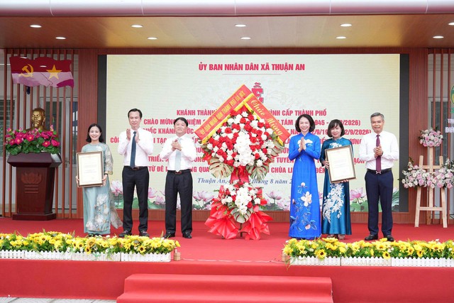 Hà Nội khánh thành hai trường học mới hiện đại- Ảnh 1.
