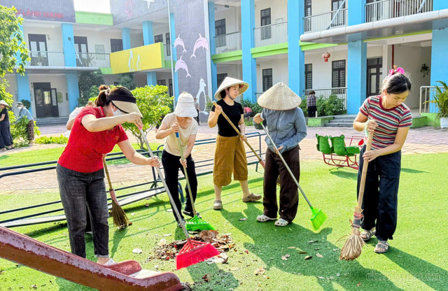 Chủ động phòng dịch, xây dựng trường học an toàn, khỏe mạnh- Ảnh 1.
