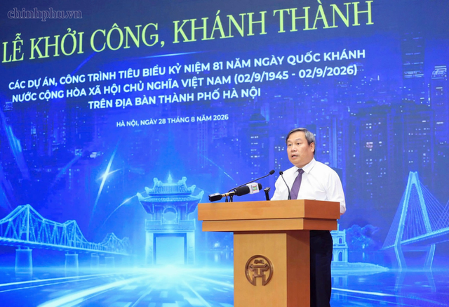Hà Nội khởi công, khánh thành 17 dự án hơn 397 nghìn tỷ đồng, tạo động lực phát triển mới- Ảnh 1.