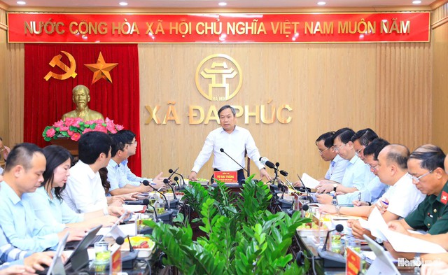 Chủ tịch UBND TP. Hà Nội kiểm tra công tác phòng, chống thiên tai- Ảnh 3.