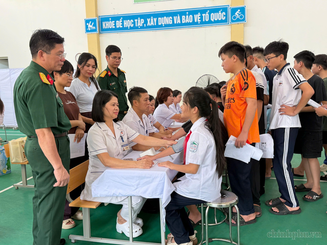 Khám sức khỏe ngay tại trường: Phát hiện sớm, can thiệp sớm, bảo vệ tương lai học sinh- Ảnh 1.