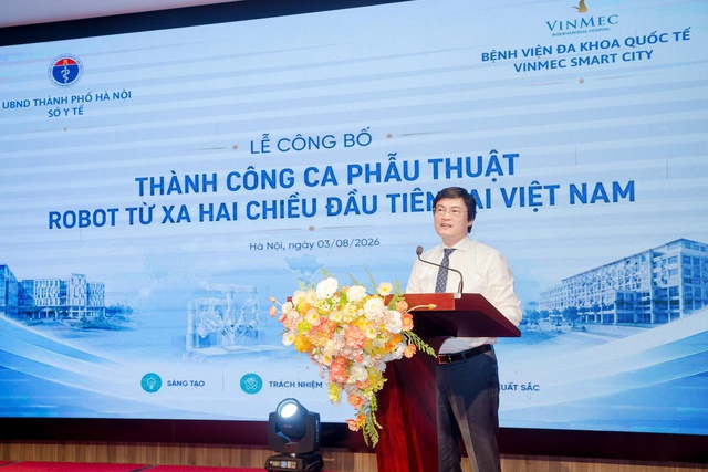 Lần đầu vận hành mạng lưới phẫu thuật robot từ xa hai chiều- Ảnh 2.