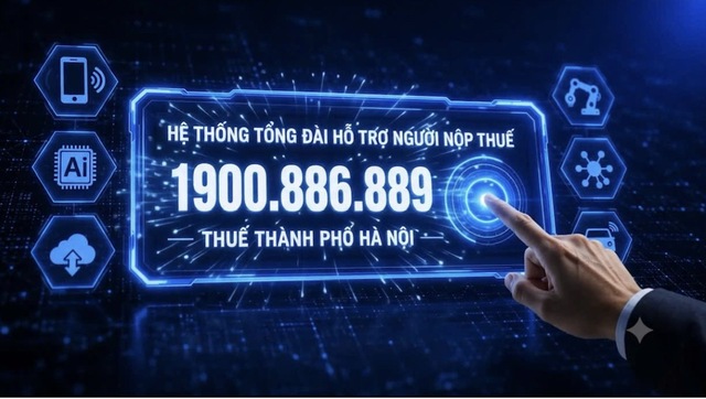 Hà Nội công bố Tổng đài hỗ trợ người nộp thuế 1900.886.889- Ảnh 1.