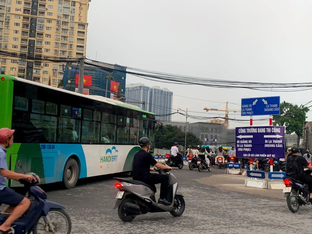 Hà Nội điều chỉnh giao thông nút Láng Hạ-Giảng Võ-La Thành từ đêm 11/9- Ảnh 1.