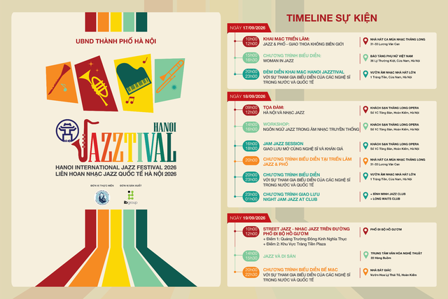 Liên hoan Nhạc Jazz quốc tế Hà Nội năm 2026: Kết nối nghệ sĩ Việt Nam và quốc tế- Ảnh 1.