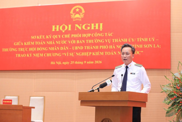 Hà Nội, Sơn La ký quy chế phối hợp công tác với Kiểm toán Nhà nước- Ảnh 3.