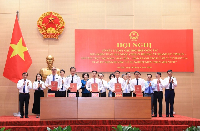 Hà Nội, Sơn La ký quy chế phối hợp công tác với Kiểm toán Nhà nước- Ảnh 6.