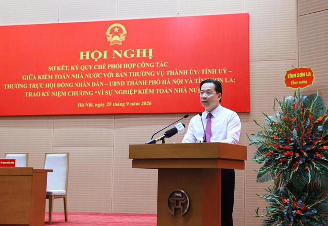 Hà Nội, Sơn La ký quy chế phối hợp công tác với Kiểm toán Nhà nước- Ảnh 4.