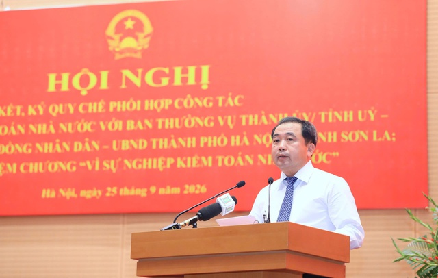 Hà Nội, Sơn La ký quy chế phối hợp công tác với Kiểm toán Nhà nước- Ảnh 5.