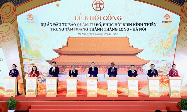 Khởi công Dự án đầu tư bảo quản, tu bổ, phục hồi Điện Kính Thiên- Ảnh 1.