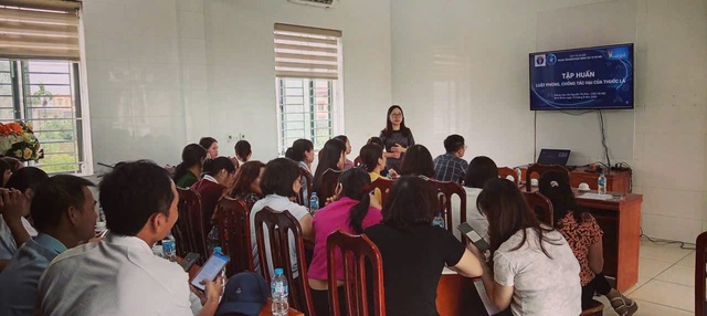 Tập huấn hướng dẫn xây dựng môi trường không khói thuốc trong trường học- Ảnh 1.