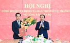 Đồng chí Vũ Đăng Định giữ chức Trưởng ban Tổ chức Thành ủy Hà Nội