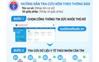 Hướng dẫn tra cứu thông tin hành nghề y tế ngoài công lập