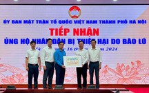 Hà Nội: Tiếp nhận hơn 61 tỷ đồng ủng hộ đồng bào vùng bão lũ