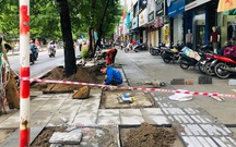 Hà Nội siết chặt quản lý thi công vỉa hè