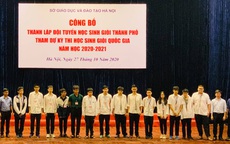184 học sinh Hà Nội tham dự kỳ thi chọn học sinh giỏi quốc gia năm học 2021-2022