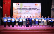 Tổ chức thành công lớp đào tạo lý luận Công đoàn giữa Hà Nội và TP. Viêng Chăn
