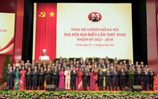 Hà Nội: Ra mắt Ban Chấp hành Đảng bộ Thành phố khóa XVIII