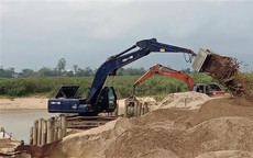 Hà Nội quyết định không đấu giá 3 mỏ cát có trữ lượng hơn 10 triệu m3