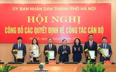 Hà Nội trao quyết định bổ nhiệm, điều động 5 lãnh đạo sở, ngành, đơn vị