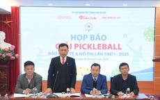 Khởi tranh giải ‘Pickleball B&#225;o Kinh tế v&#224; Đ&#244; thị lần thứ I - 2025’