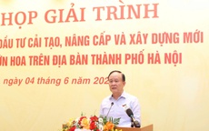 Hà Nội họp phiên giải trình về quản lý, cải tạo, nâng cấp vườn hoa, công viên