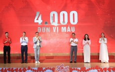 Hội Chữ thập đỏ TP. H&#224; Nội đồng h&#224;nh c&#249;ng Ng&#224;y hội hiến m&#225;u &#39;Giọt hồng tri &#226;n&#39;