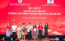 Ra mắt Chi hội Chữ thập đỏ trường học và Khen thưởng công tác hiến máu tình nguyện