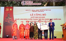 Nghề làm bánh cuốn Thanh Trì được ghi danh Di sản Văn hóa phi vật thể Quốc gia