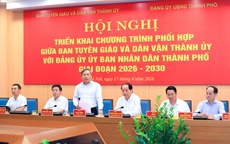 Tăng cưởng phối hợp để hiện thực hóa các kỳ vọng phát triển của Thủ đô