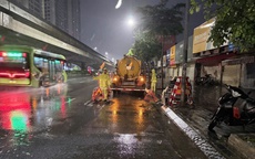Mưa lớn kéo dài, Hà Nội xuất hiện một số điểm úng ngập