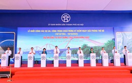 Ha Noi breaks ground on Tran Hung Dao Bridge across the Red River