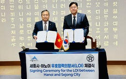 Ha Noi, Sejong sign Letter of Intent on friendship and cooperation