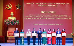 Phường Thanh Xuân phấn đấu hoàn thành vượt mức các chỉ tiêu phát triển năm 2026