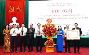 Thanh Oai c&#243; th&#234;m 4 x&#227; đạt n&#244;ng th&#244;n mới n&#226;ng cao, kiểu mẫu