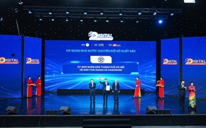 Hà Nội nhận giải thưởng 'Cơ quan nhà nước chuyển đổi số xuất sắc' năm 2026