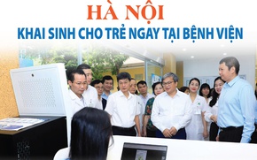 Tiếp nhận 60 hồ sơ đăng ký khai sinh tại Bệnh viện Phụ sản sau tuần đầu thí điểm
