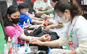 Hàng trăm người hiến máu tình nguyện dịp Tết và Lễ hội xuân hồng 2026