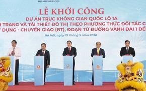 Hà Nội khởi công mở rộng quốc lộ 1A đoạn Vành đai 1 - Cầu Giẽ lên 16 làn xe