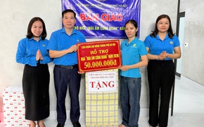 'Mái ấm Công đoàn' dành tặng cho đoàn viên hoàn cảnh khó khăn