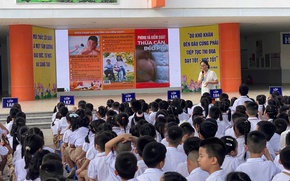 CDC Hà Nội truyền thông phòng, chống thừa cân, béo phì cho học sinh tiểu học