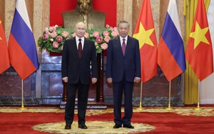 Grand welcome ceremony held for Russian President Vladimir Putin
