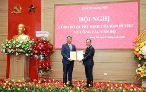 Đồng chí Nguyễn Mạnh Quyền được chỉ định giữ chức Phó Bí thư Tỉnh ủy Hưng Yên