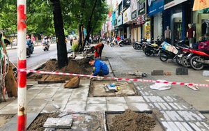 Hà Nội siết chặt quản lý thi công vỉa hè